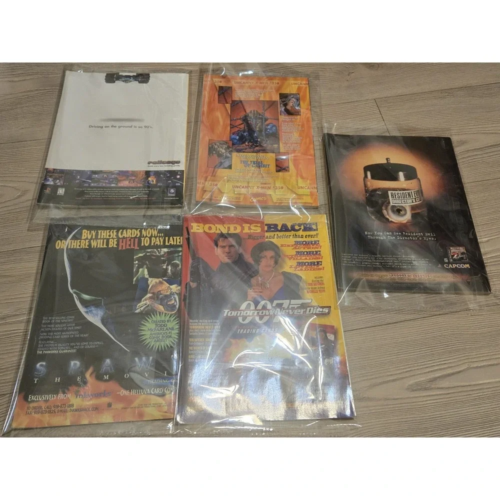Lot‎ Of 5 Vtg Gaming Magazines 90s Playstation PSM Spawn Wizard 007
